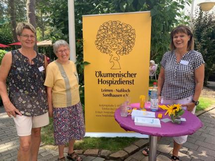 Sommerfest im Heim Am Wald in Sandhausen. Bild: Hospizdienst Leimen-Nußloch-Sandhausen
