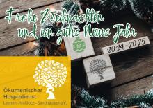 Der Hospizdienst wünscht frohe Weihnachten! Bild: Hospizdienst.